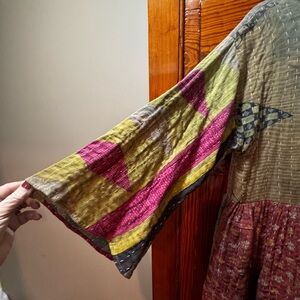 Jaded Gypsy One Size Quilted Vintage Dress.